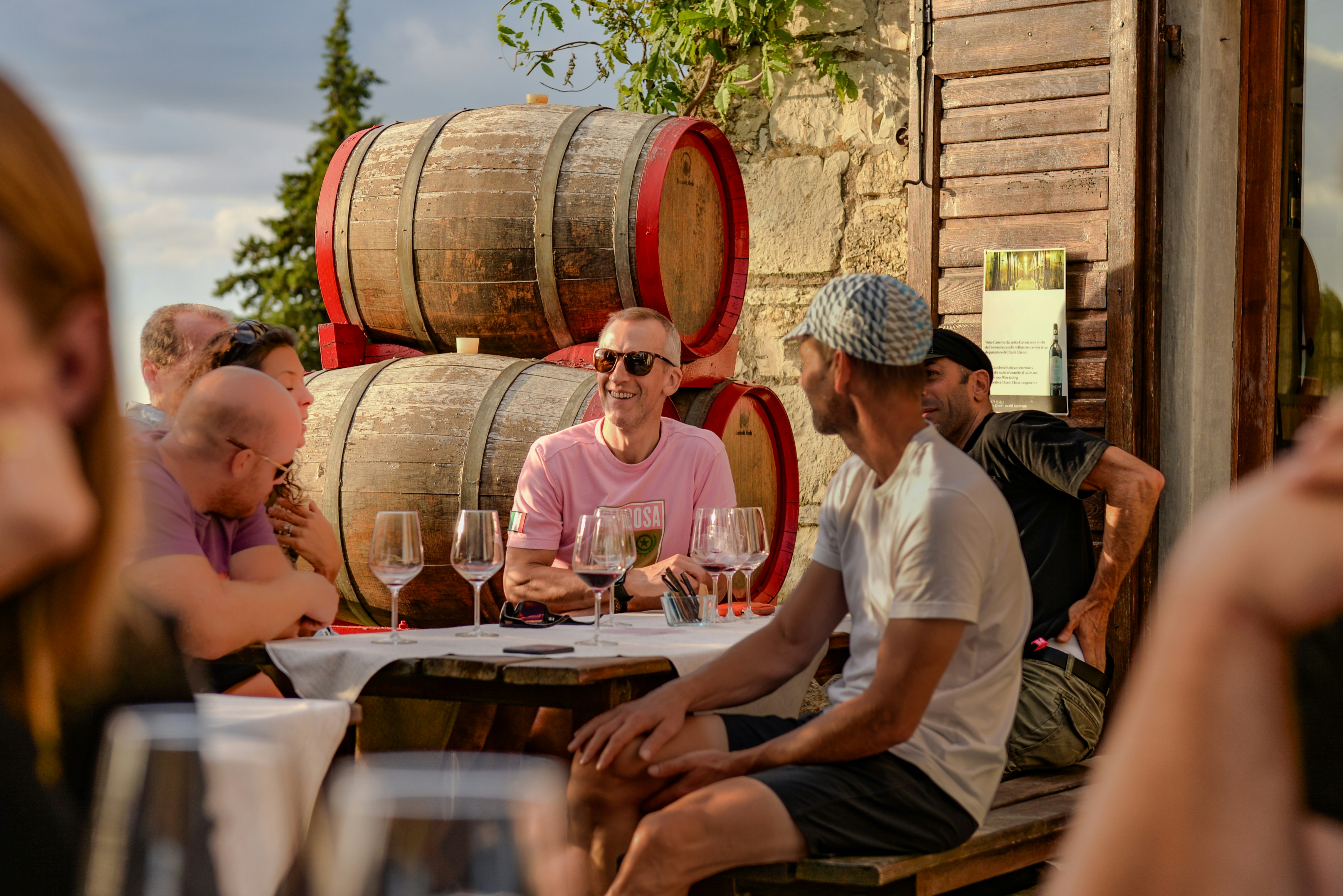 A picture of a gastronomic diner at the domaine