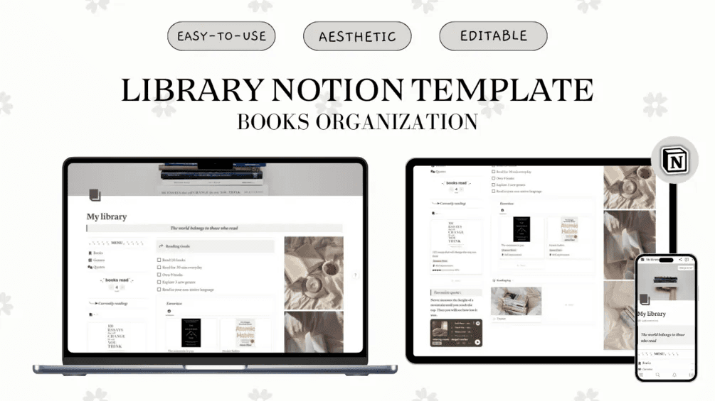 Best Free Aesthetic Notion Templates