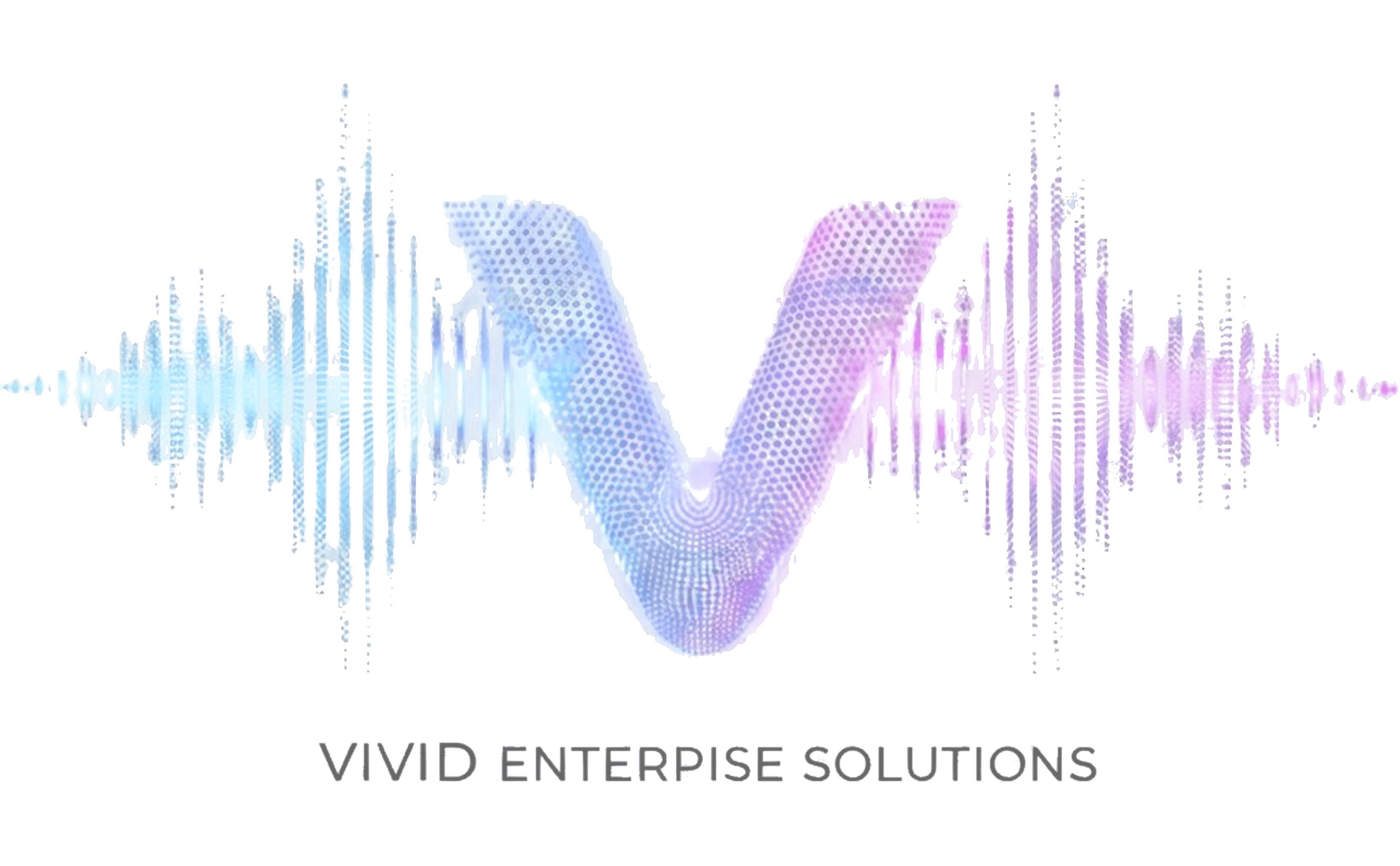 A stylized sound wave logo featuring blue and purple colors, representing audio or music concepts.