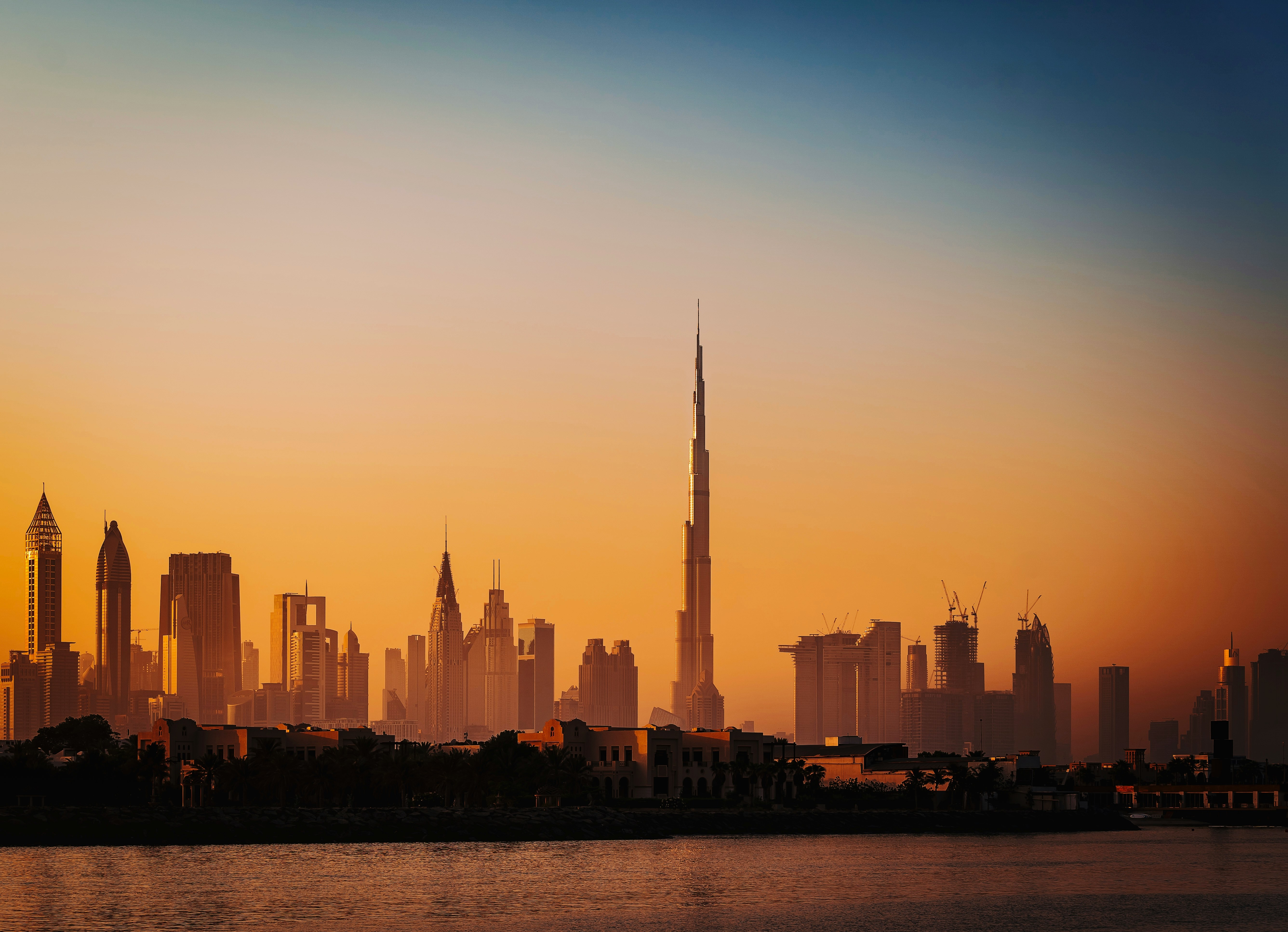 Dubai Skyline am Nachmittag