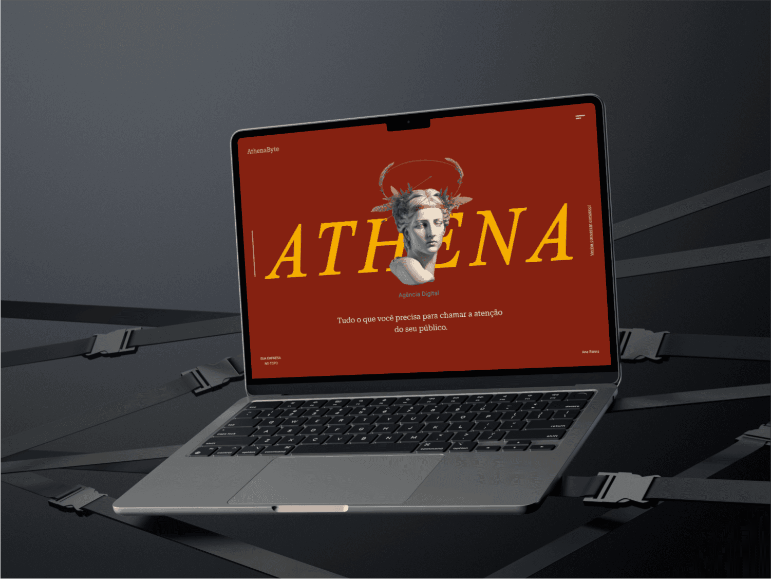 Mockup Landing Page Athena