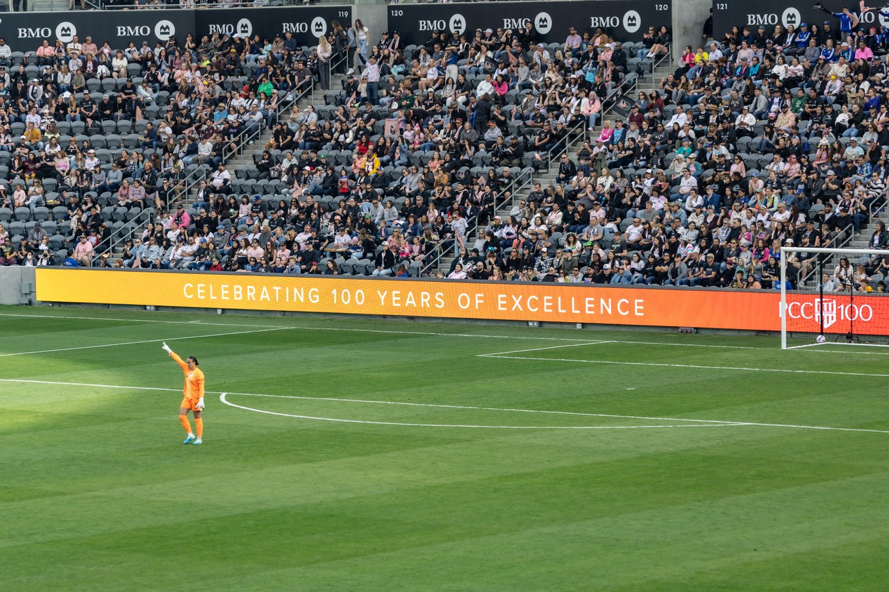 LAFC motion graphics advertisement for Break Barriers campaign