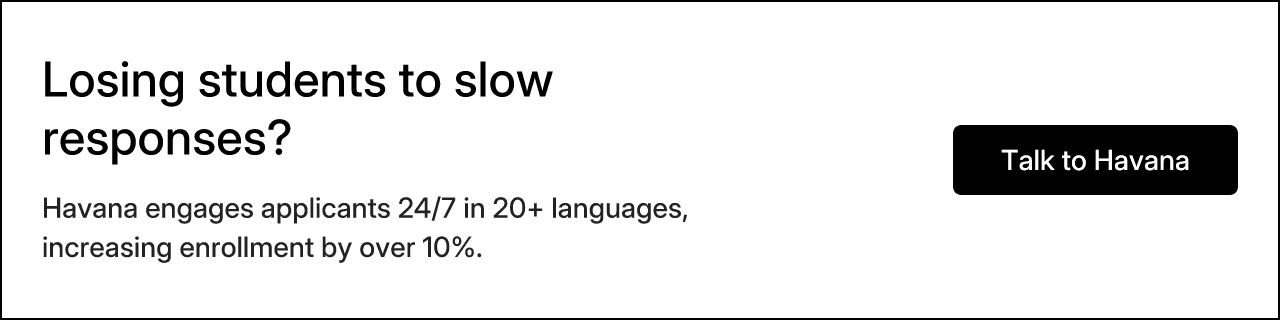 Losing students to slow responses?