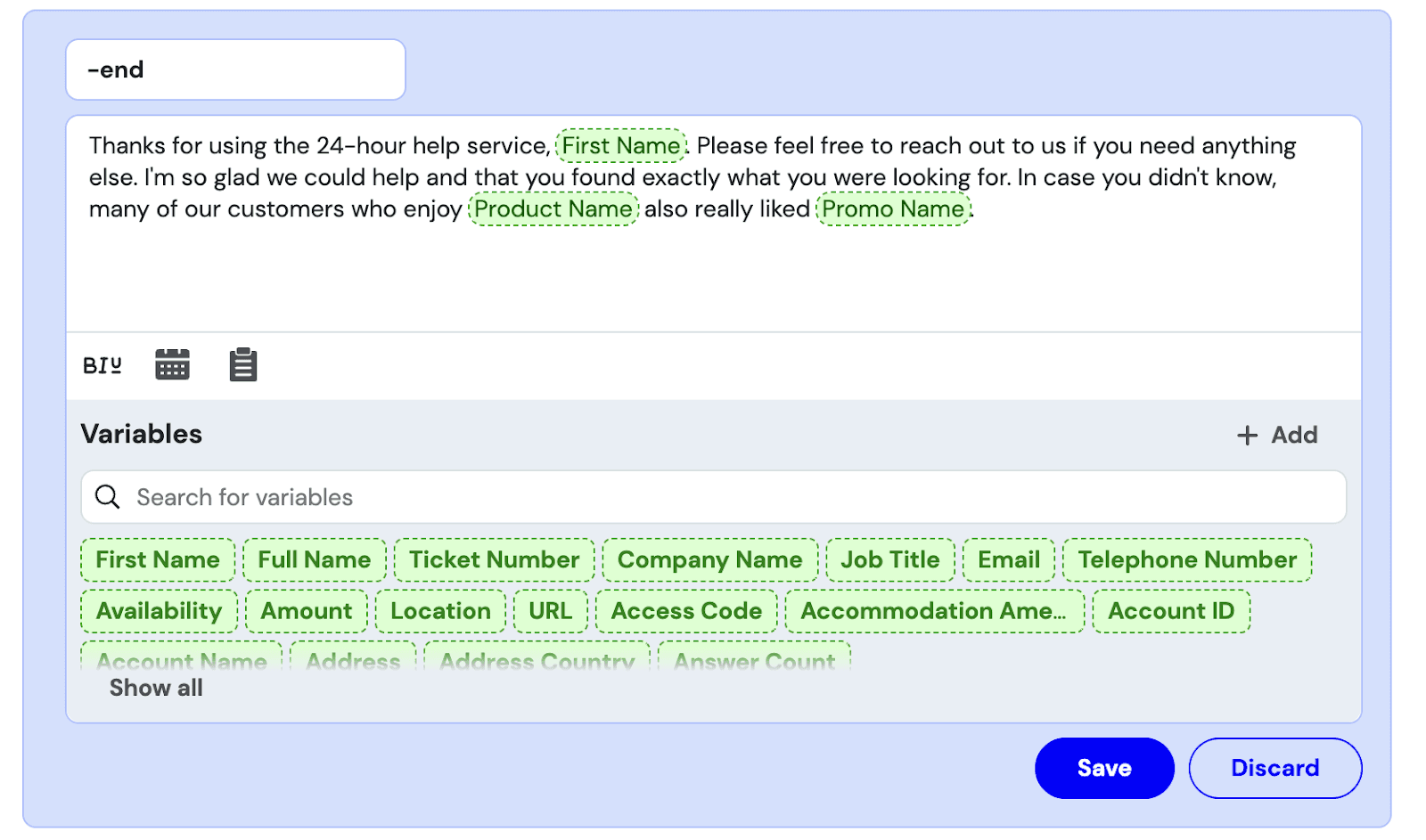 Using Magical for customer services cripts