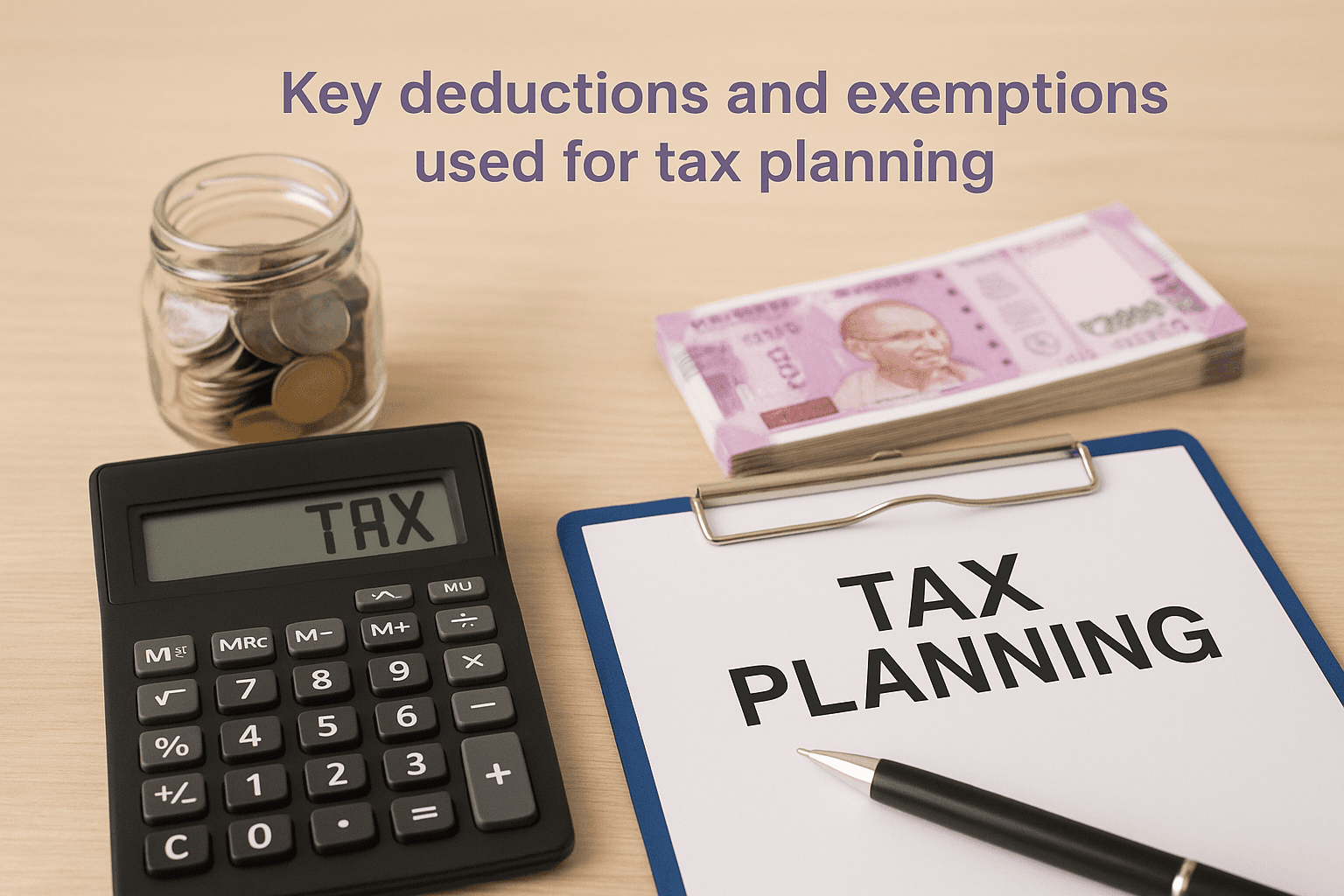 Key deductions and exemptions used for tax planning