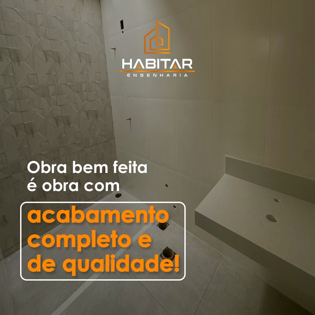 Interior de obra com acabamento completo e de alta qualidade pela Habitar Engenharia em Guaçuí, ES. Detalhes que fazem a diferença.