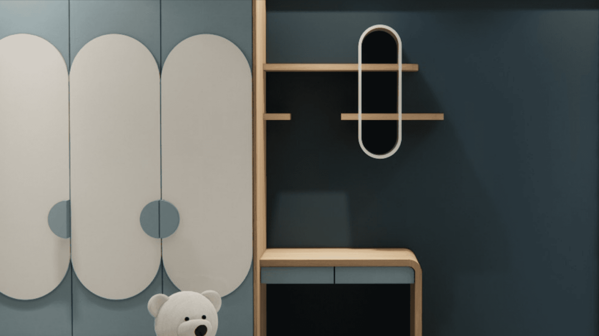 Children room deisgn of the project called Bloom designed by theCraftiqs | A Design Studio