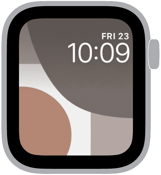 an apple watch face from the neutral modern collection
