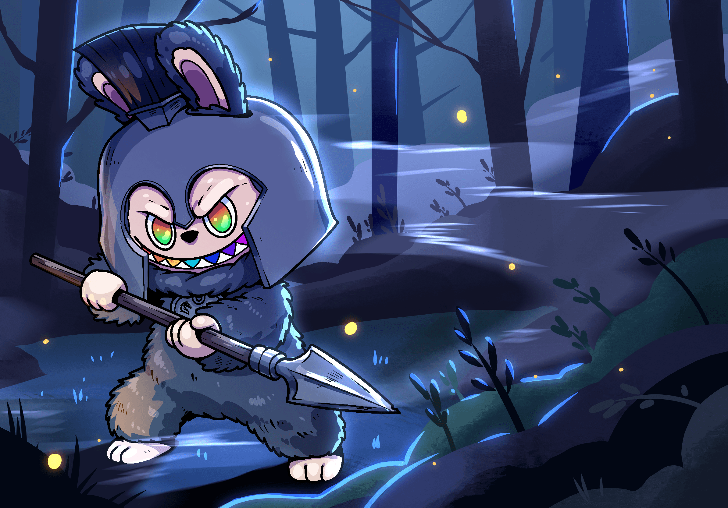 Labubu Trojan branded PNL card