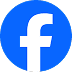 Facebook logo displayed within a blue circle.