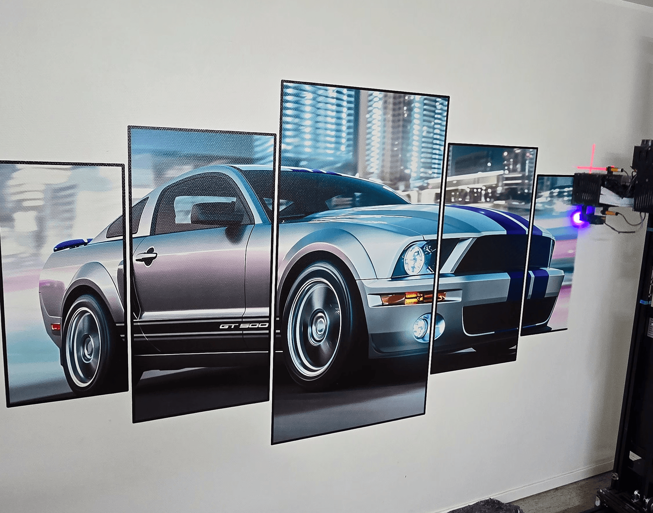 Single tree in a field with light rays.