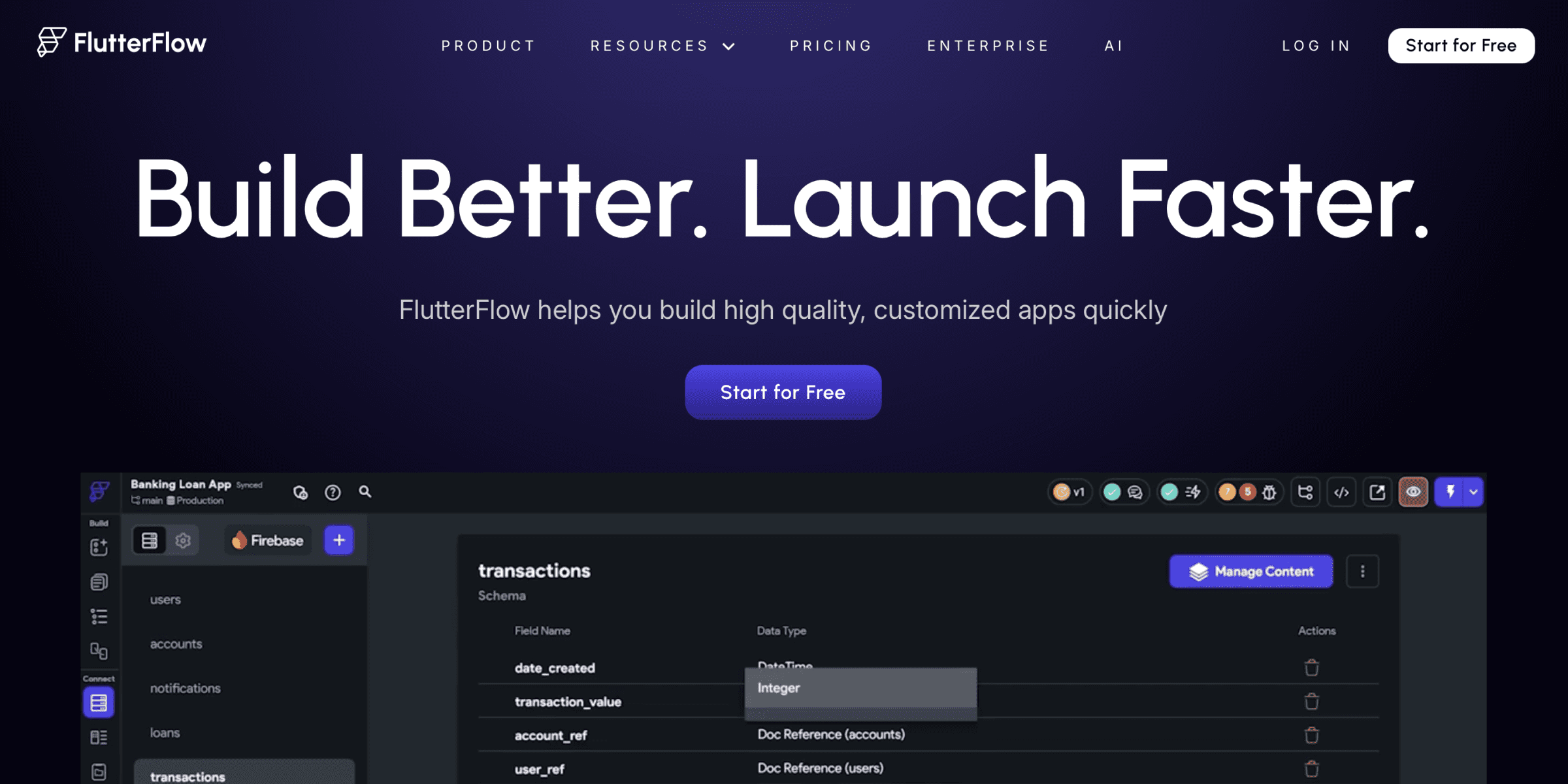 Flutterflow mobile app builder lets users build web, mobile, and desktop apps