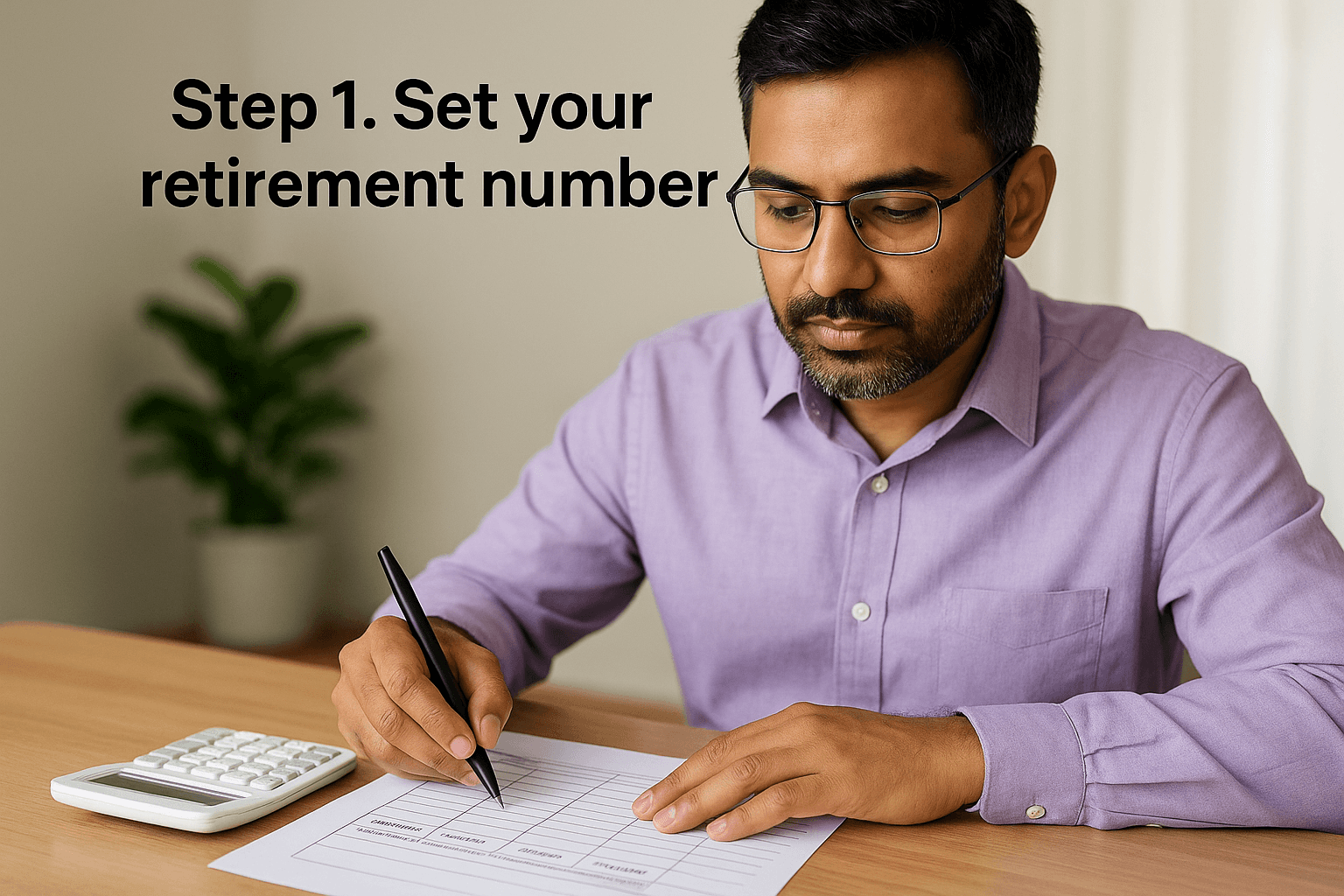 Step 1. Set your retirement number