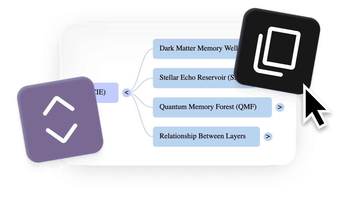 NotebookLM mind map copying process using a Chrome extension to expand all branches and extract the mind map as structured content.