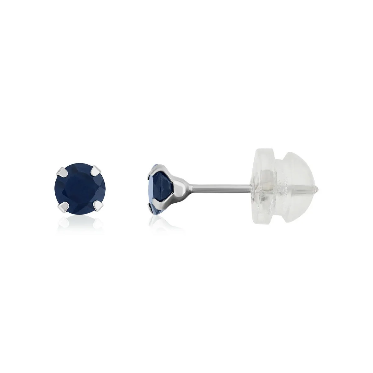 Boucles d'oreilles en or blanc 375