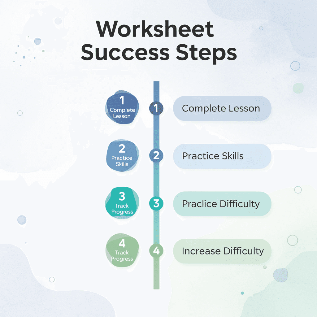 Four-step process for worksheet success