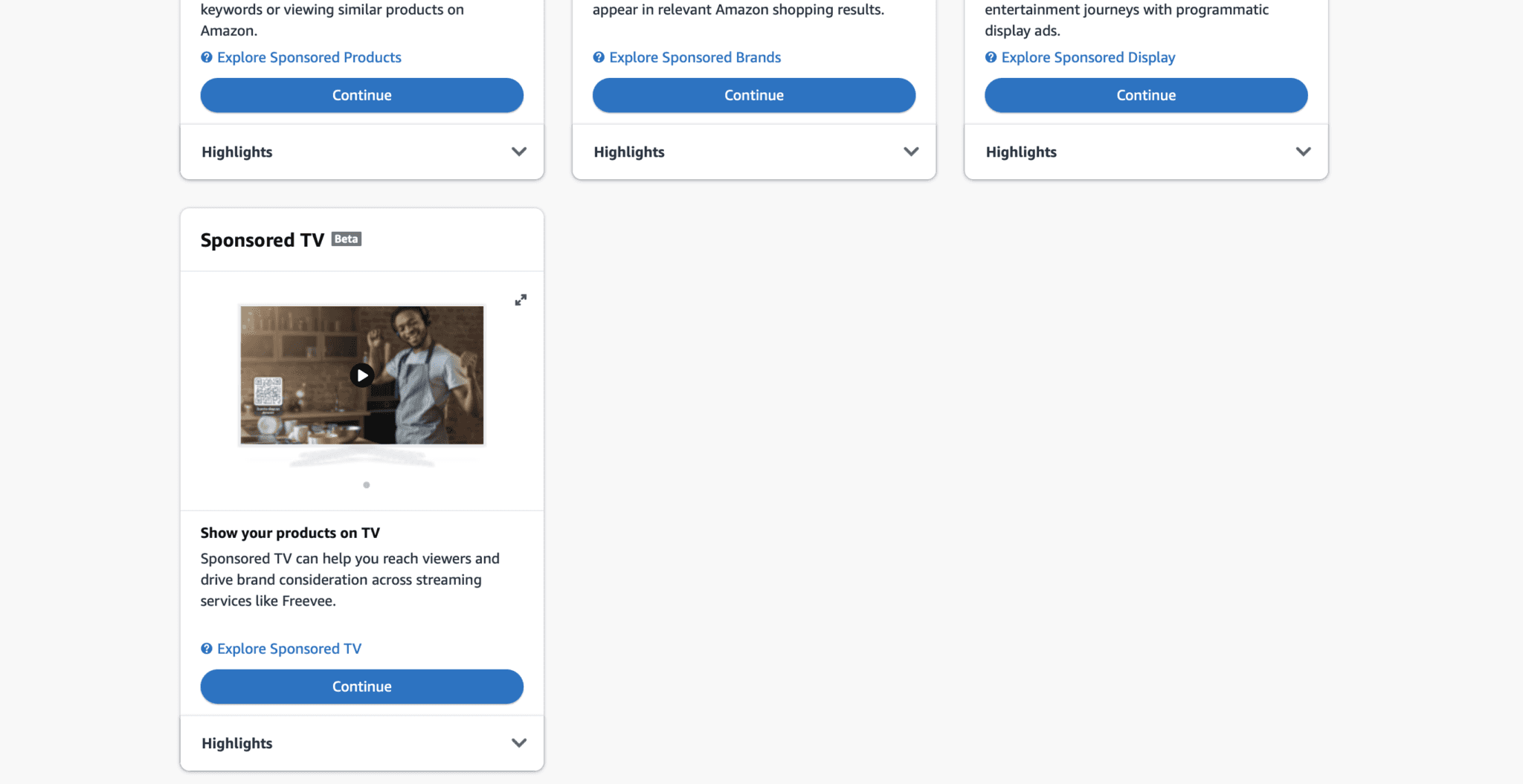 Amazon Sponsored TV - Prime Clicks