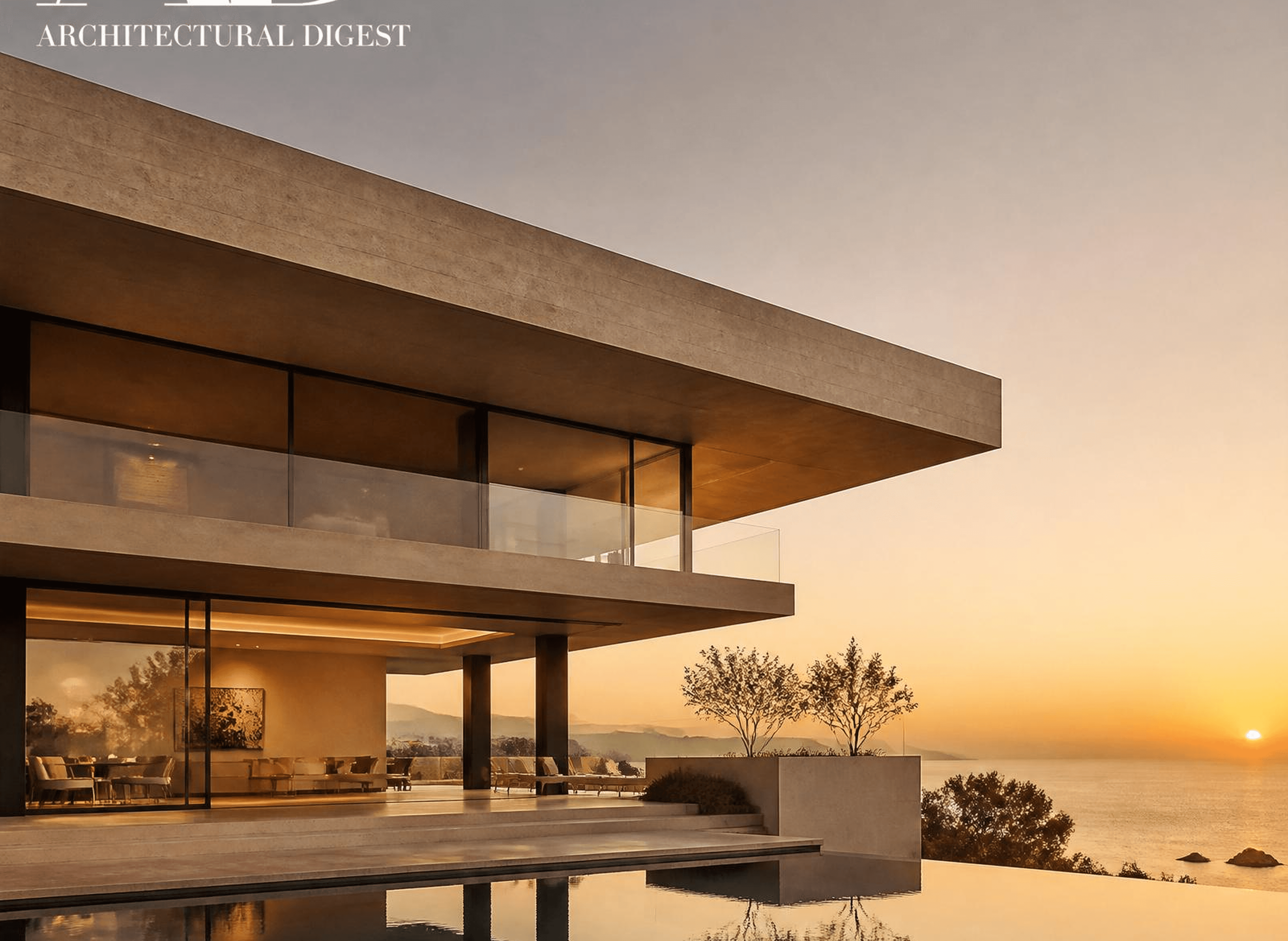 Contemporary waterfront residence featured in luxury real estate market insights.