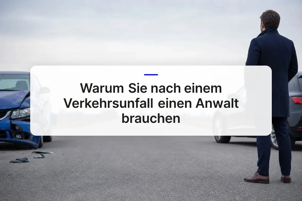 Verkehrsunfall Anwalt berät Unfallgeschädigten