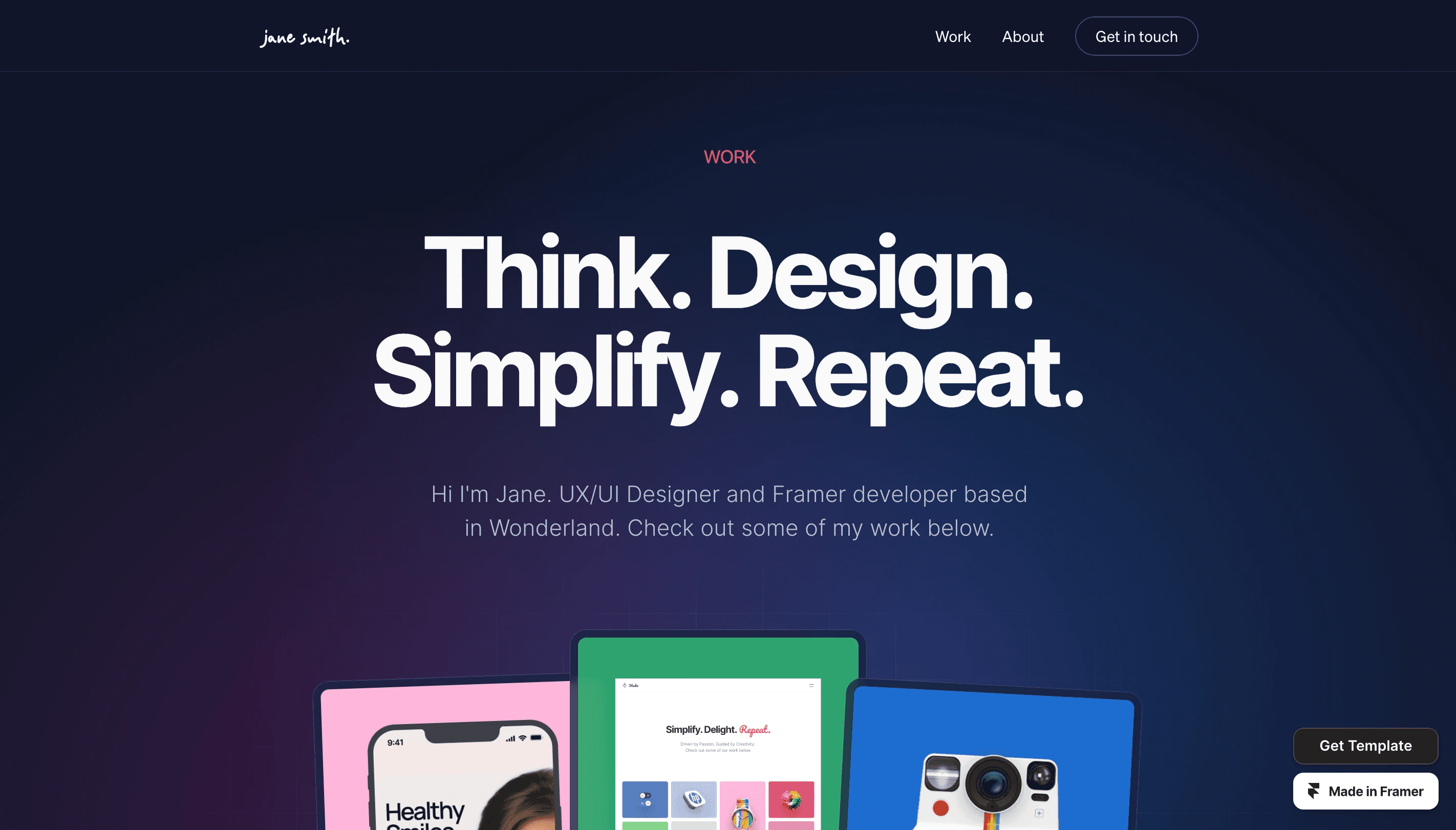 Cardy - Fun personal website template