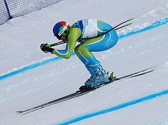Alpine ski racer