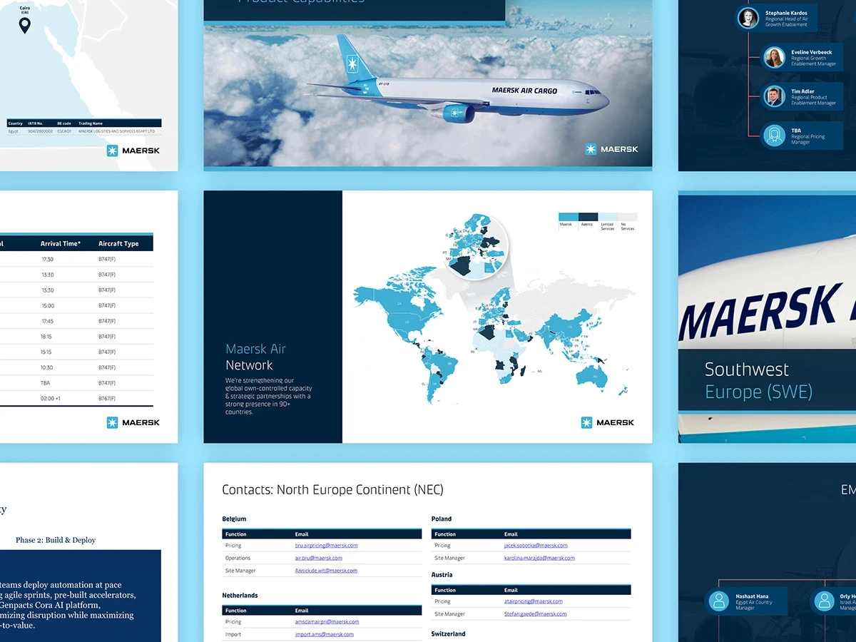 presentation design template design data visualization map design org chart Powerpoint powerpoint template Logistics Corporate Design brand identity