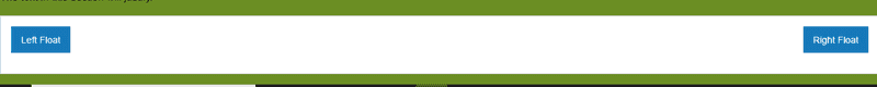 two CSS styled buttons shown on a webpage