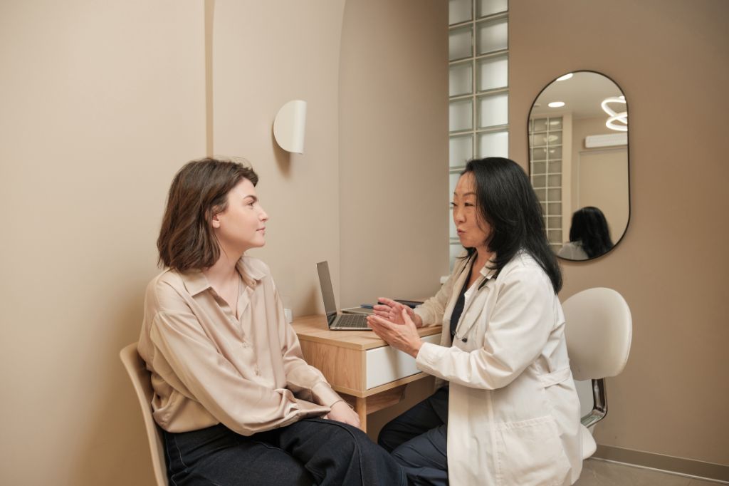 Image showing a patient and doctor interaction