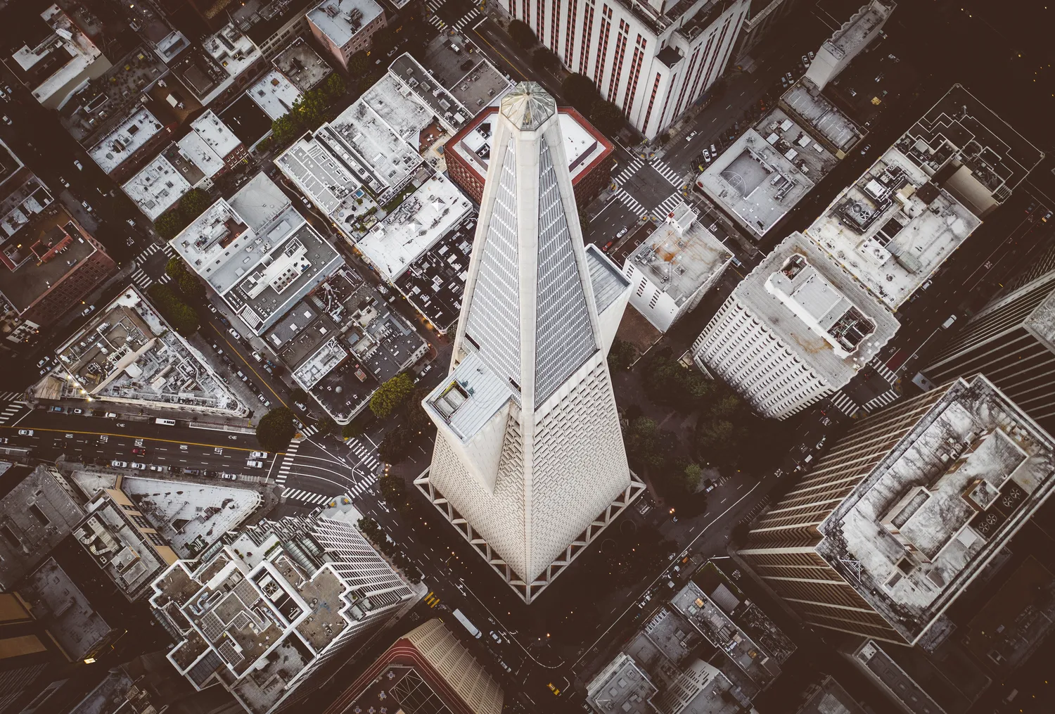 High quality drone footage