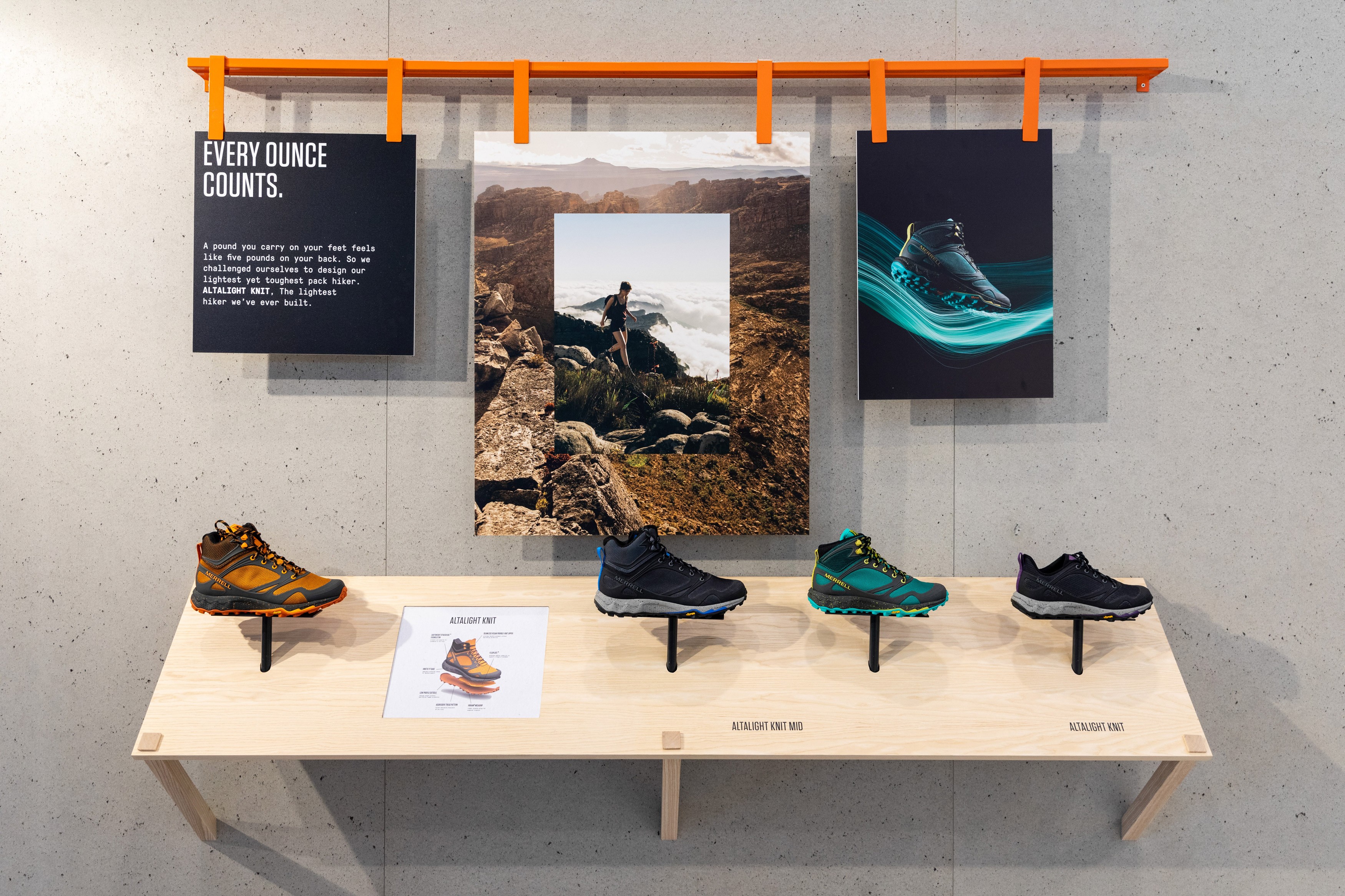 Merrell tradeshow stand design