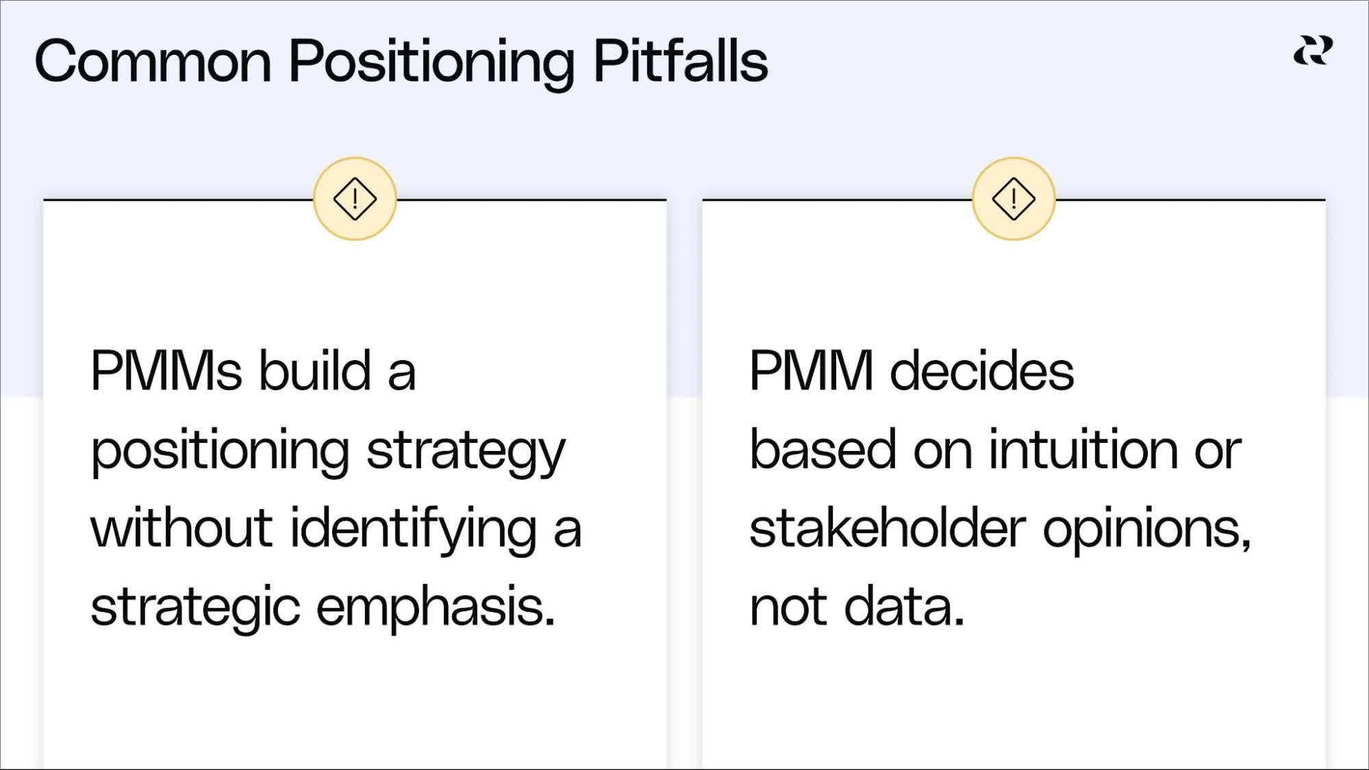 How to Write a Product Positioning Statement - Common Mistakes