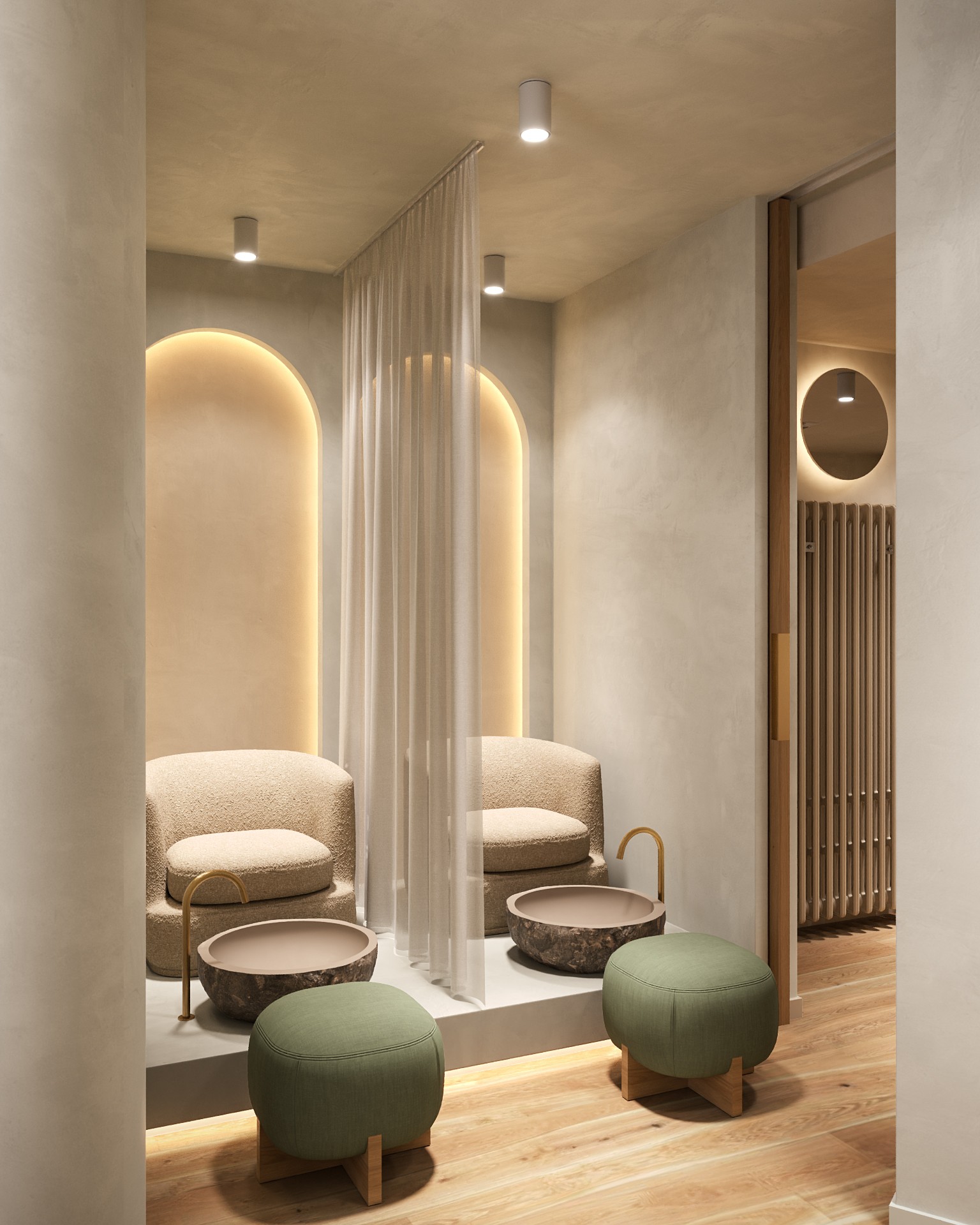 Siège salon de beauté design
