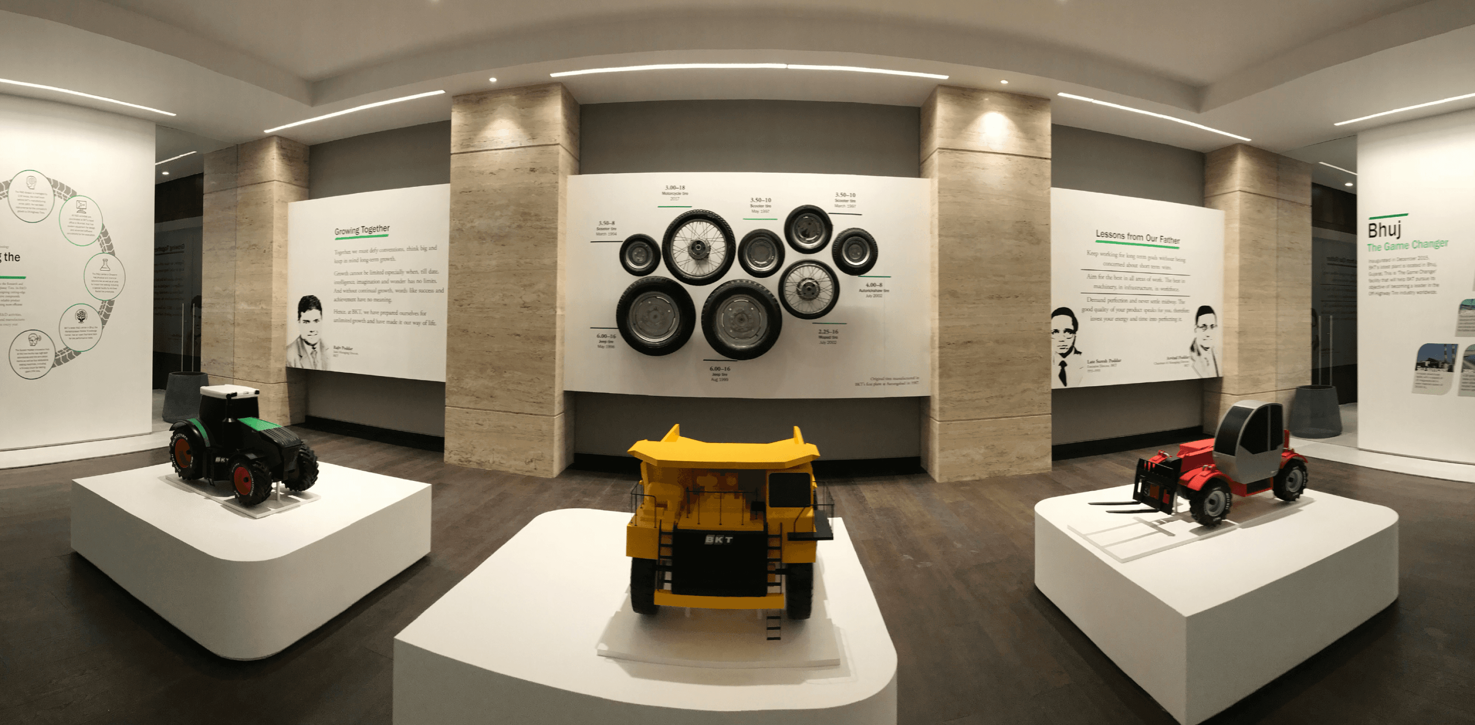 brand display for BKT Tires