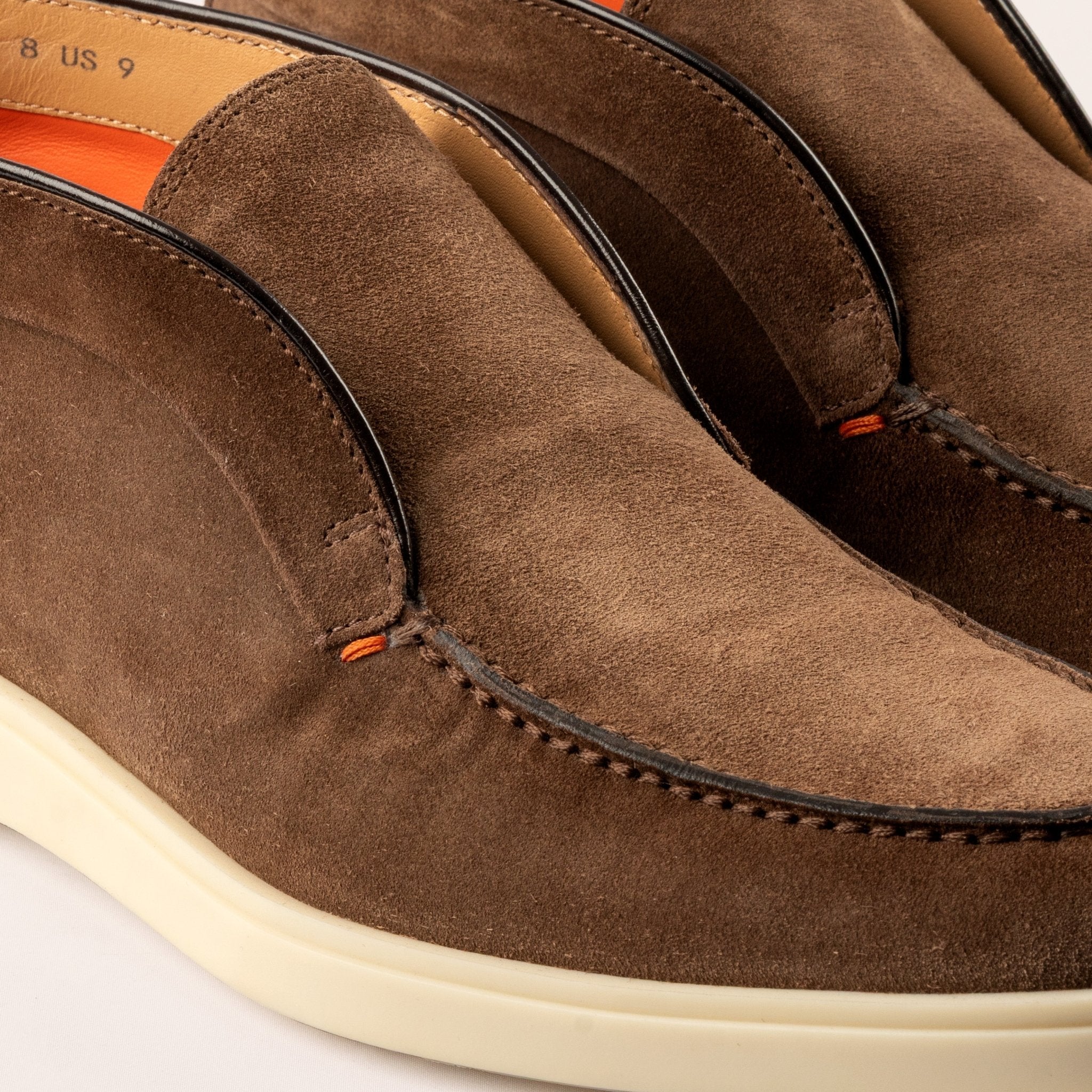 Men's dark brown suede desert boot - Mandelli UK