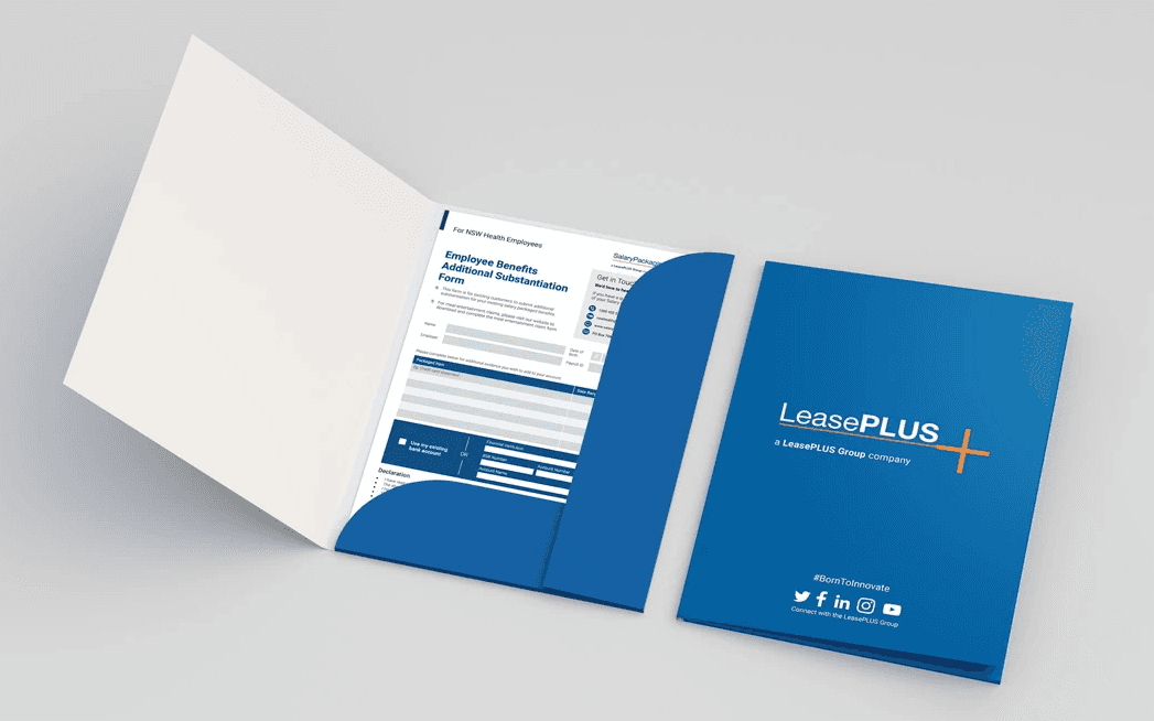 Company presentation folder