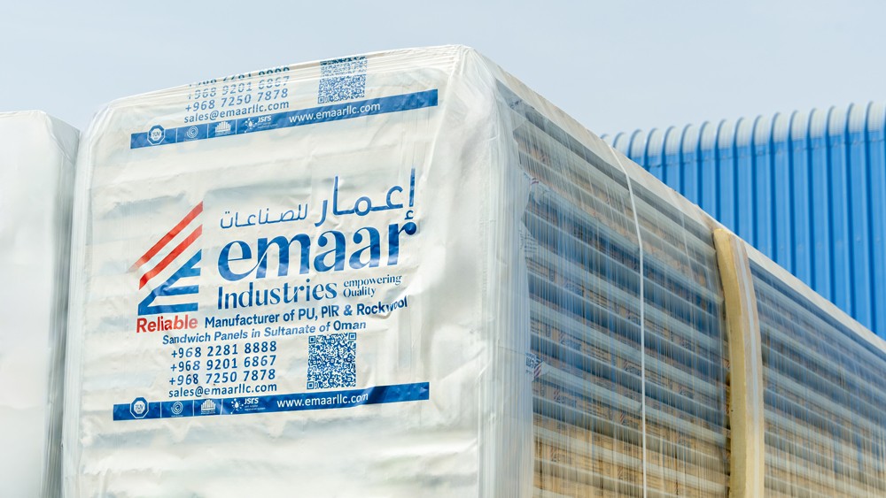 Packed Emaar Roof Sandwich Panels