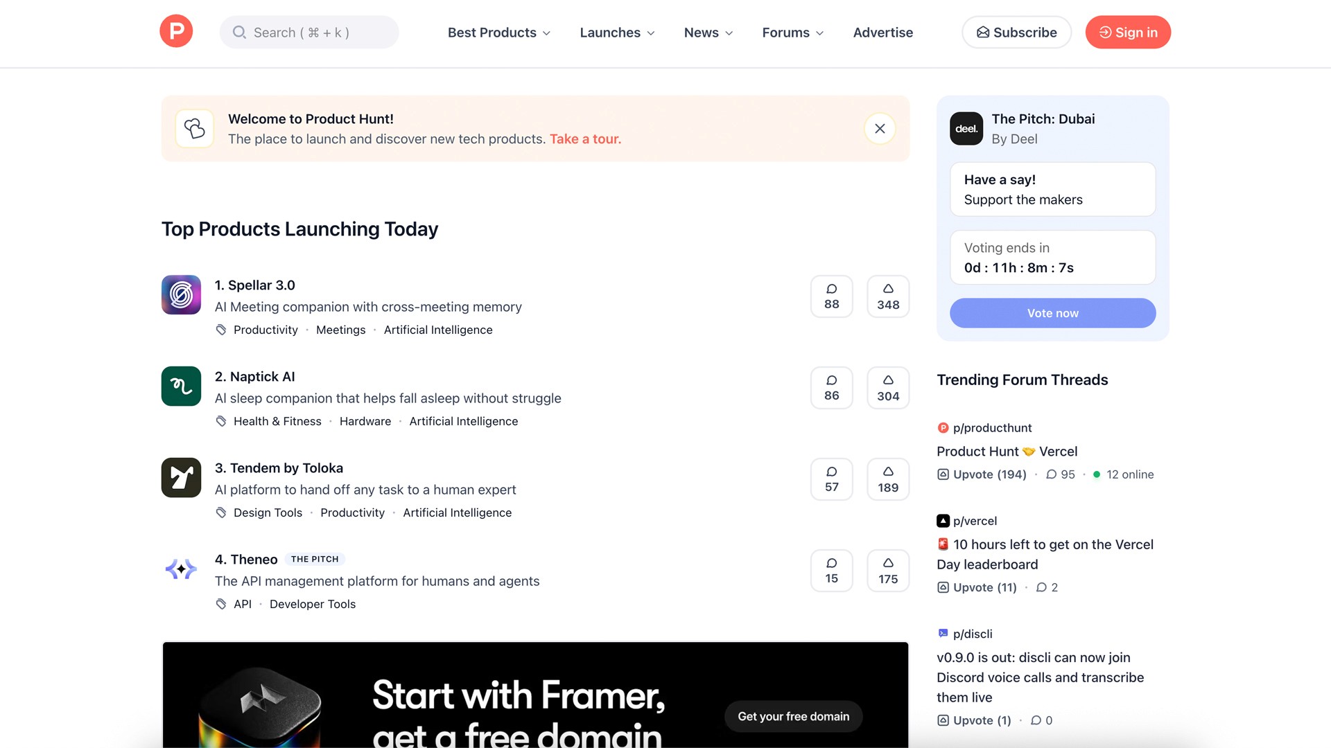product hunt directory