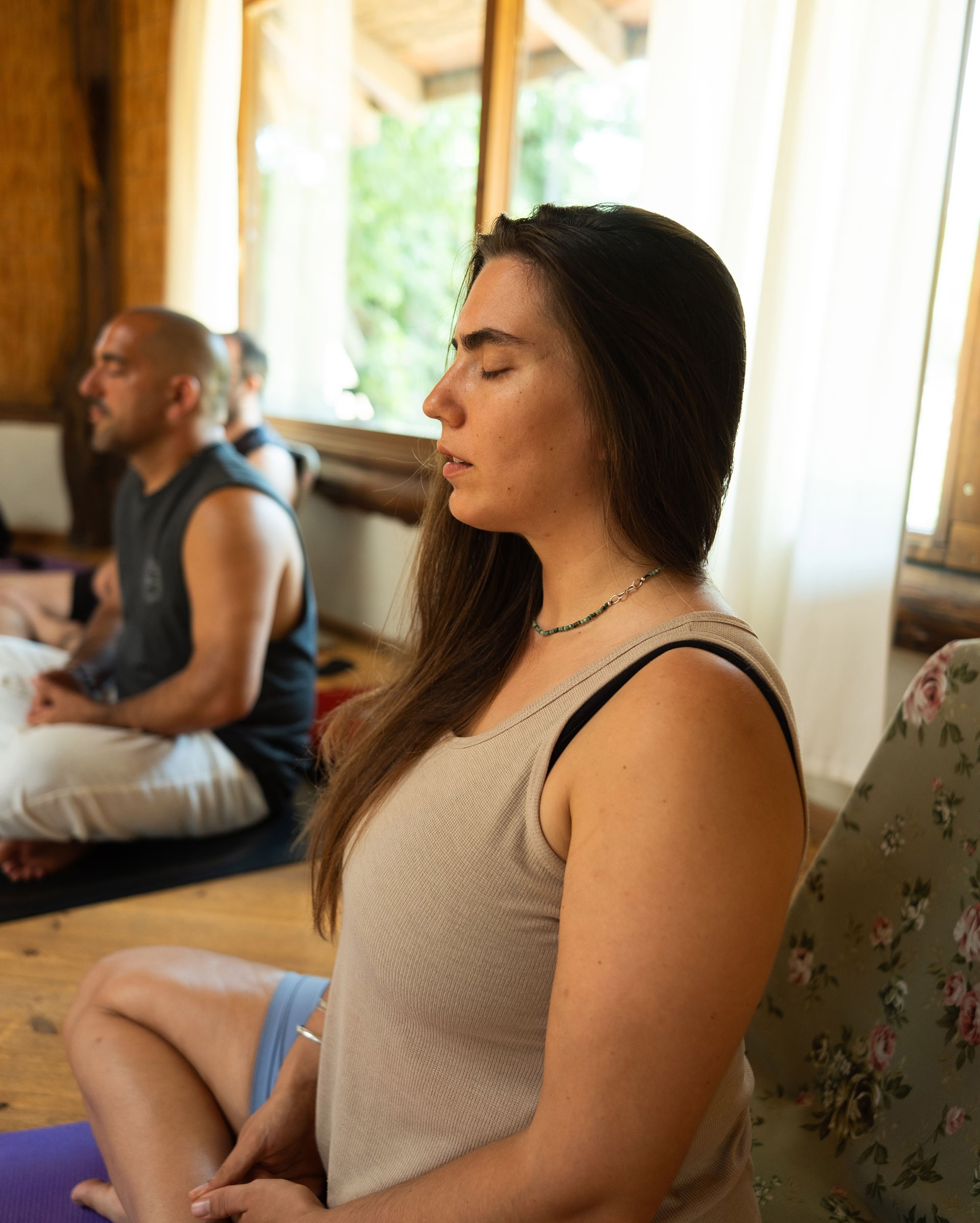 inside the pagoda retrit