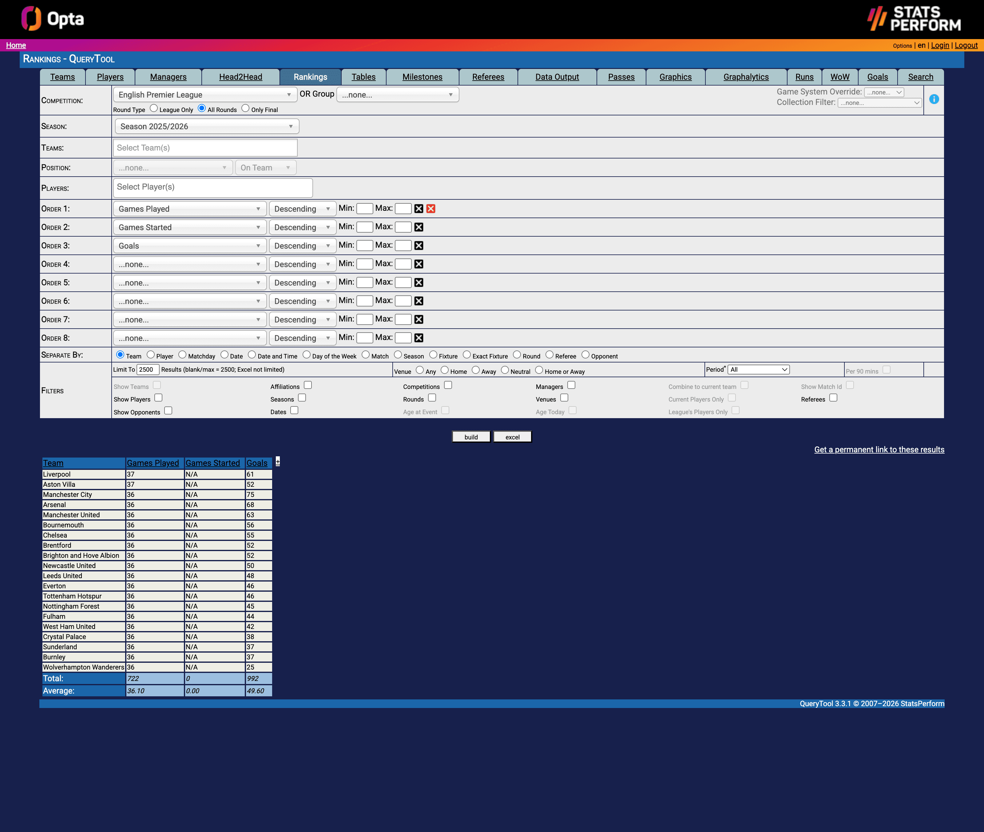 The old Query Tool