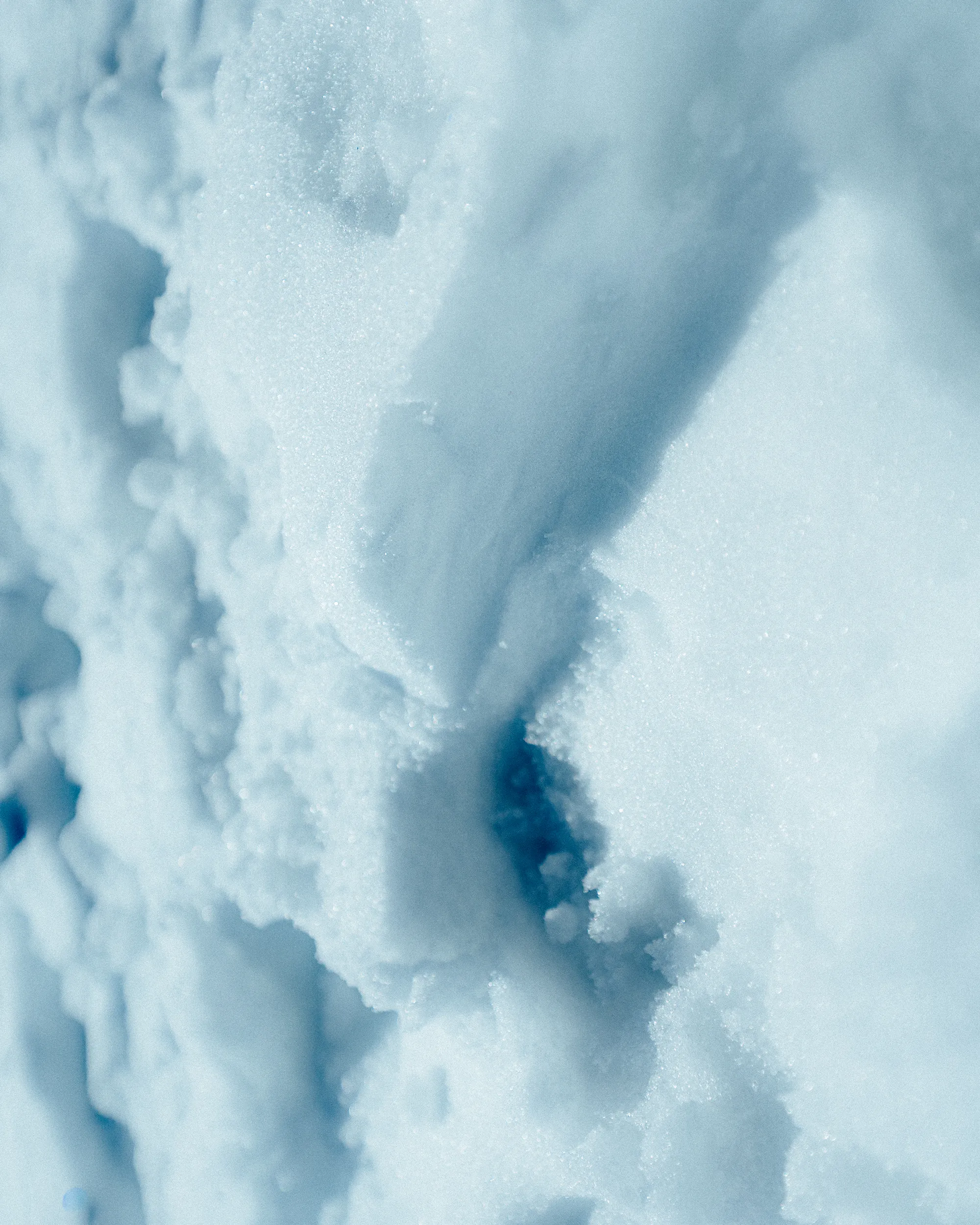 abstract picture of a snow structure.