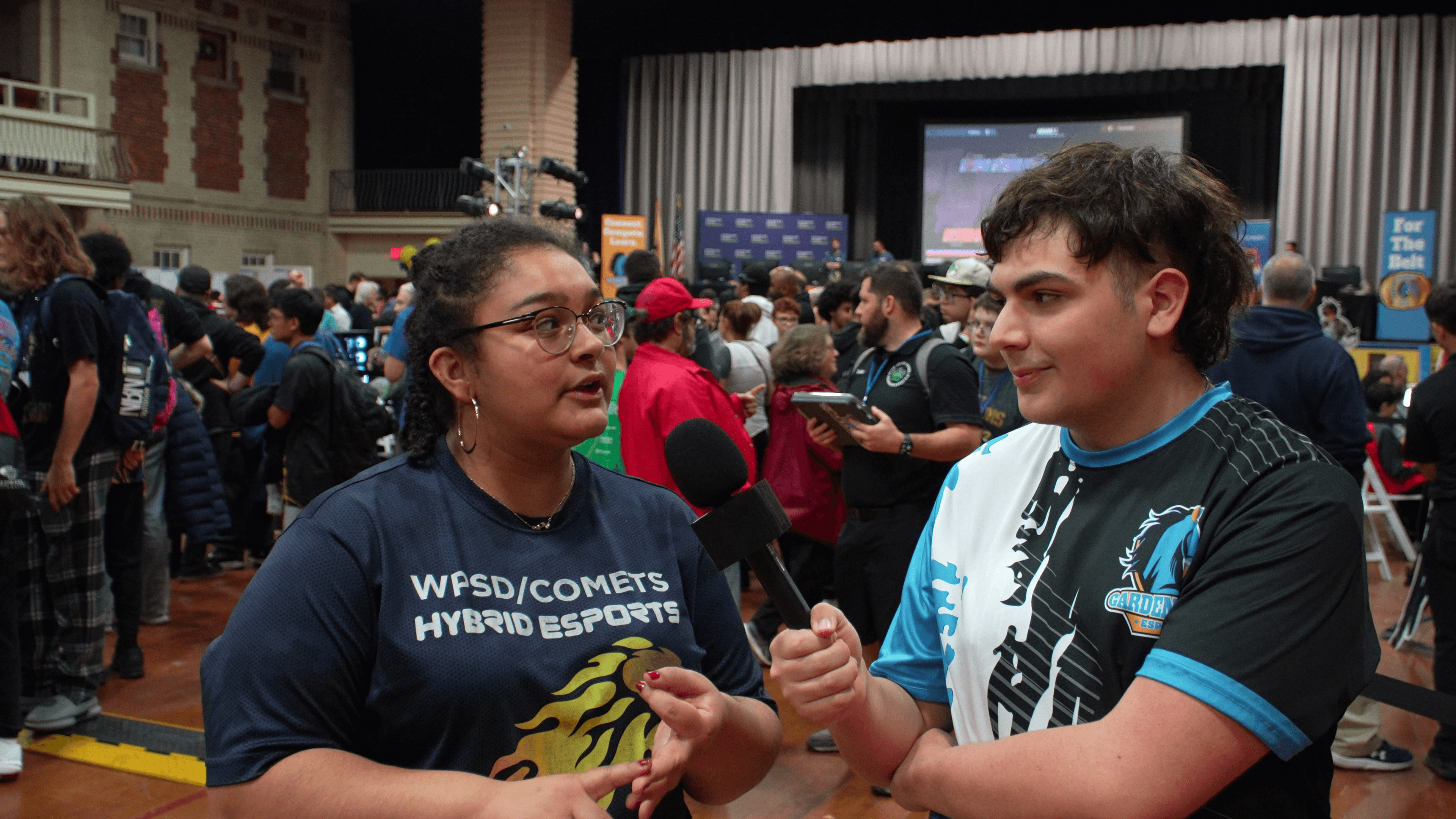 Students and college representatives at a GSE College Combine event