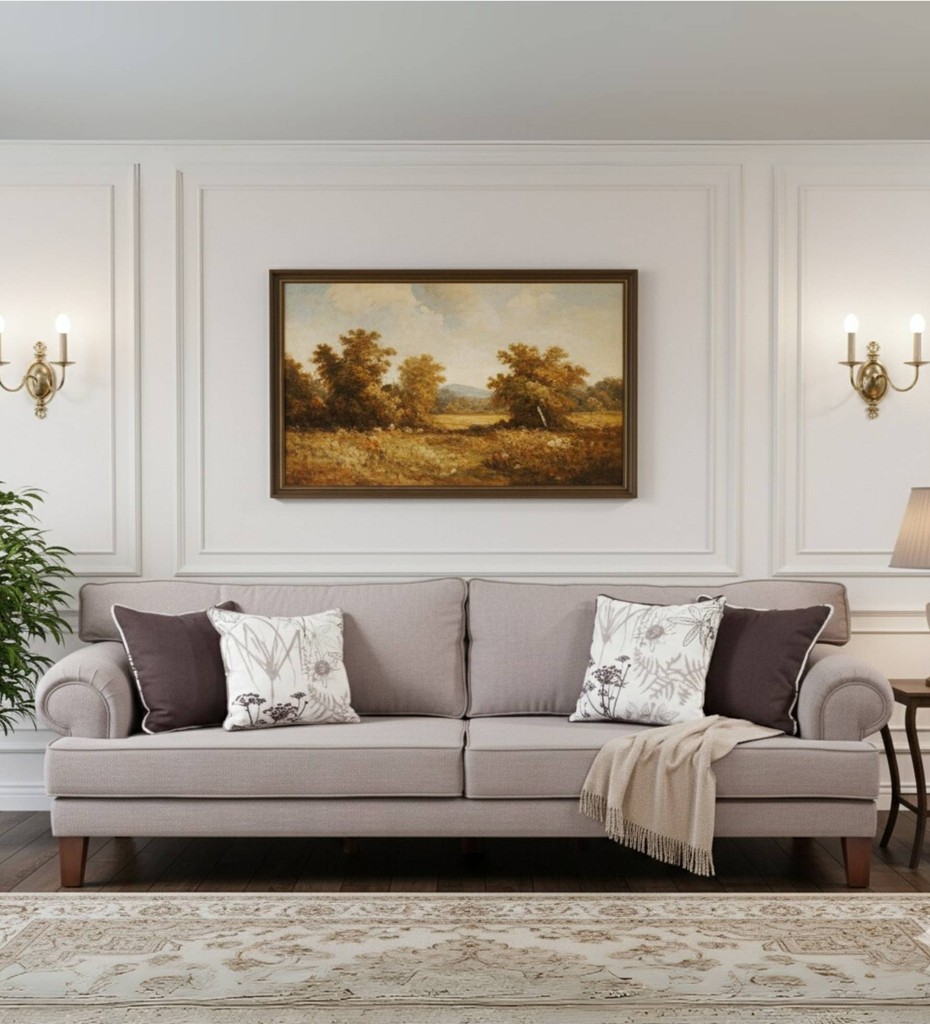 Luxury contemporary cane sofa with teal upholstery and wooden frame