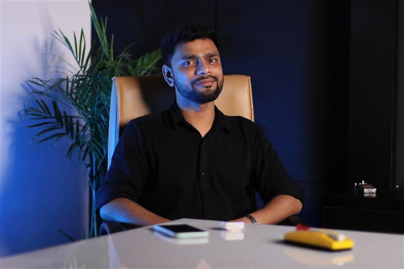 Michael Carter profile with a dynamic light