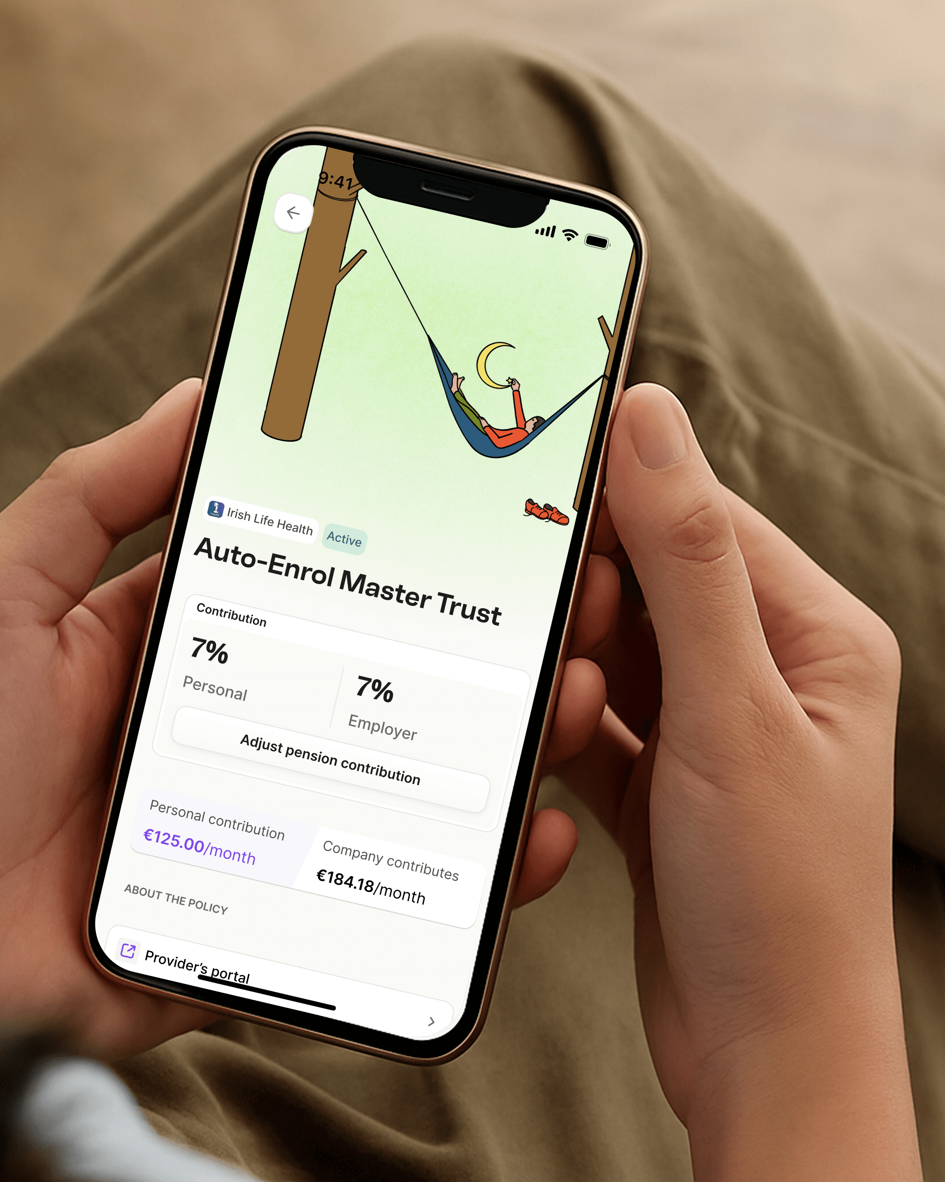 A mockup of Freelio's mobile app