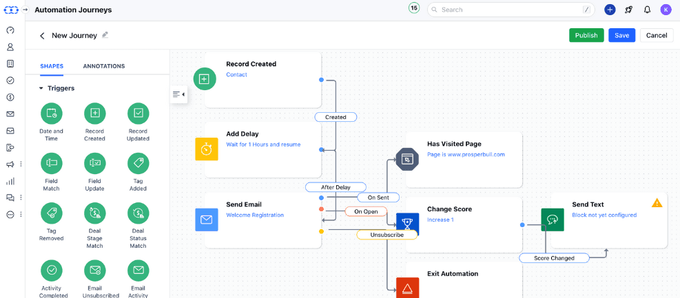 Salesmate Sales Engagement Flows
