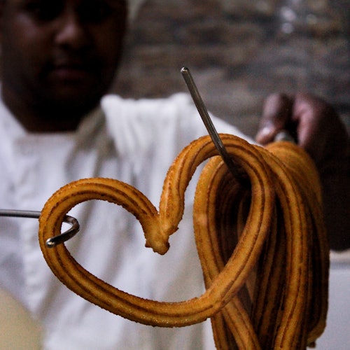 這裡的 churros 是城裡最好的！