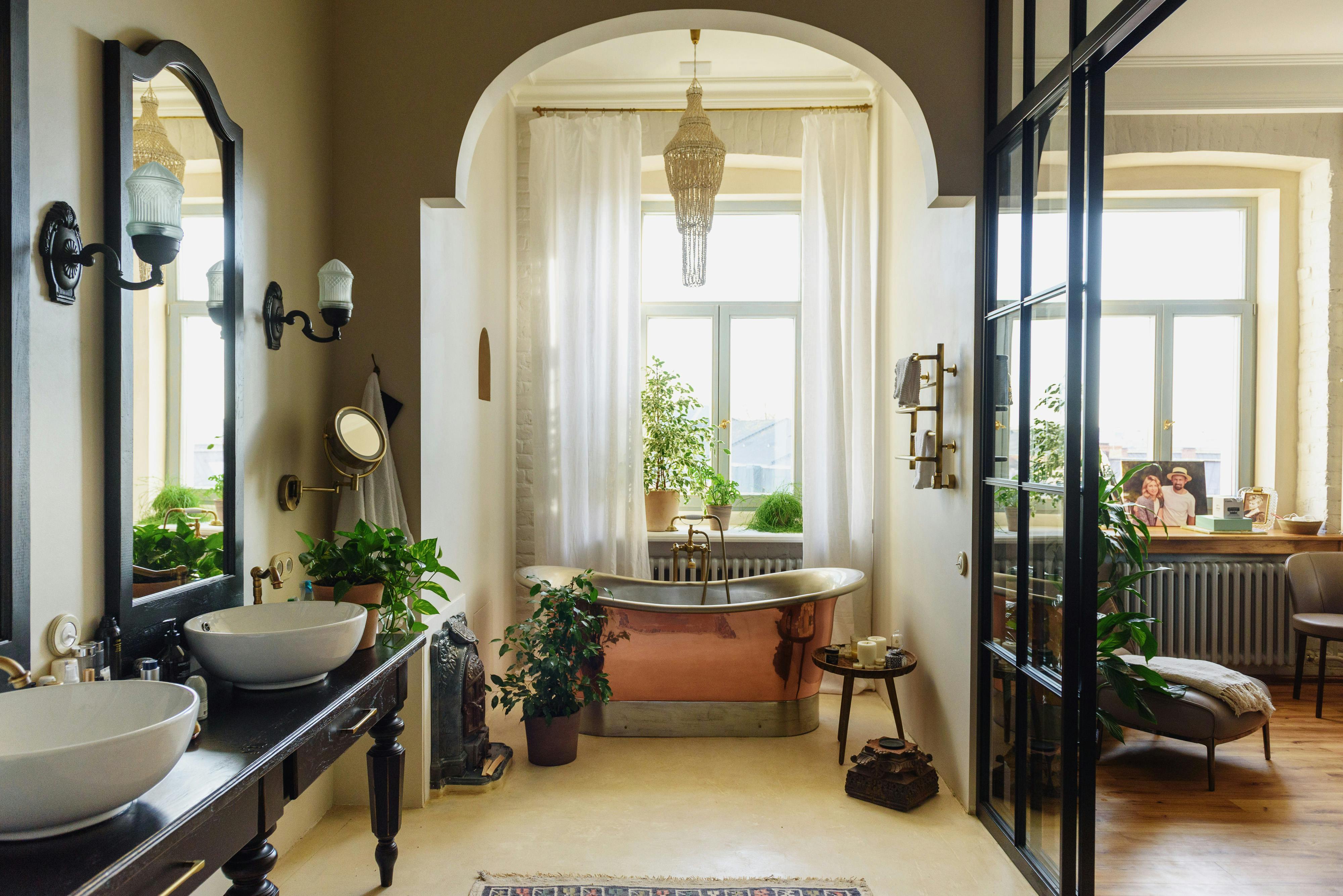 High-end residential interior photography featuring natural light