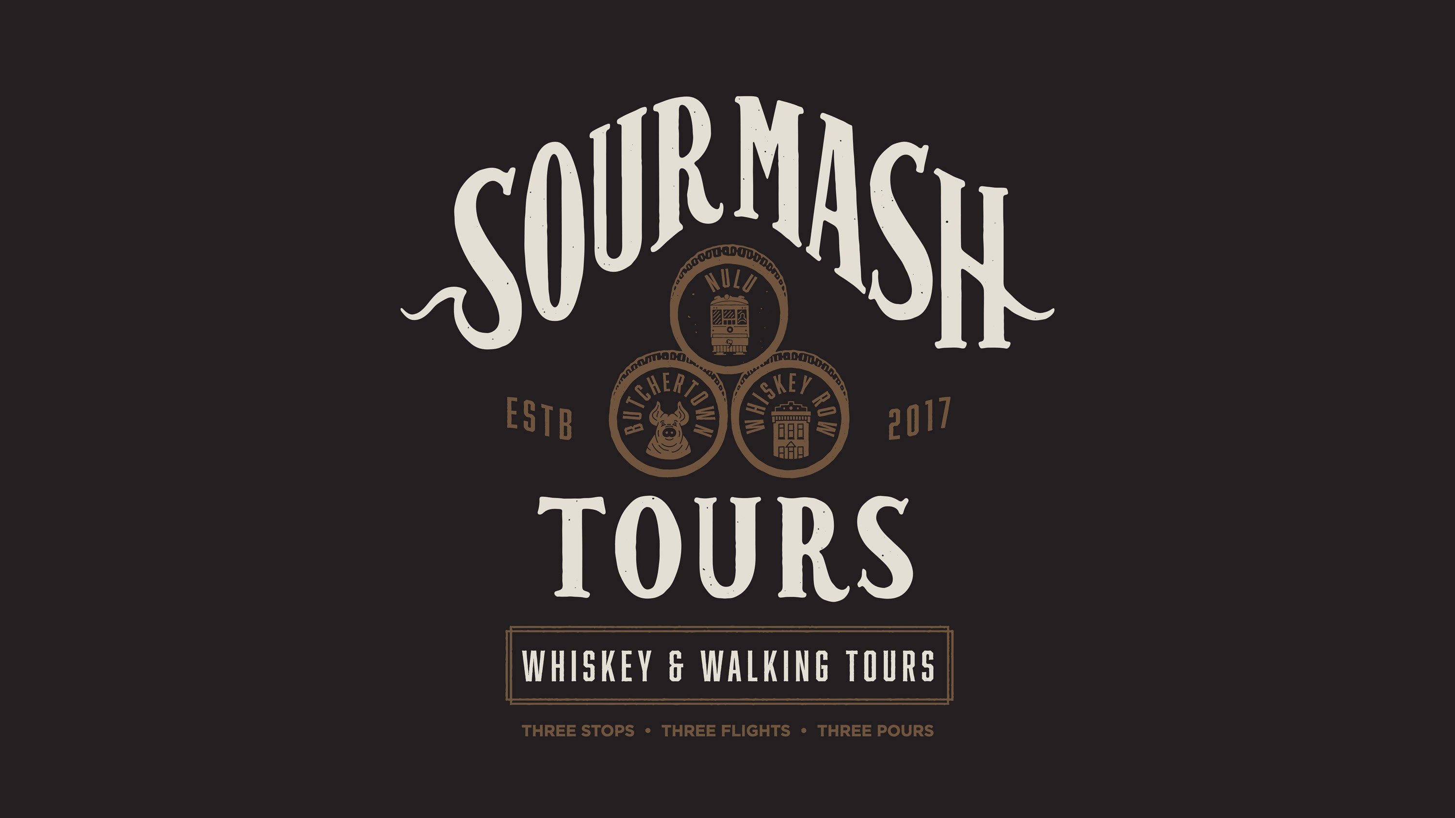 Image of lettering created for Sour Mash Tours