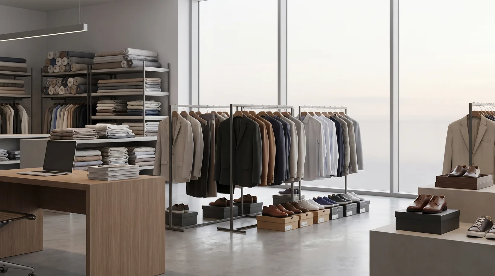 Textiles Clothing & Footwear Wholesale Trading business at Dubai South Business Hub Free Zone