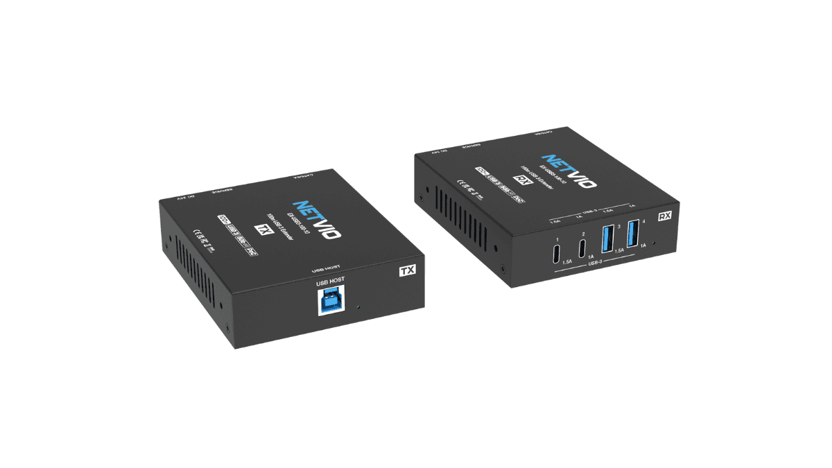NETVIO USB 3.0 extender units (TX and RX)